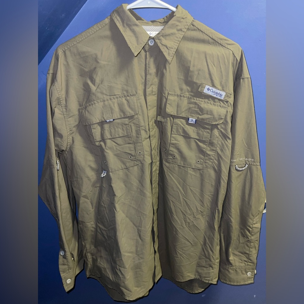Olive Green Colombia Windbreaker